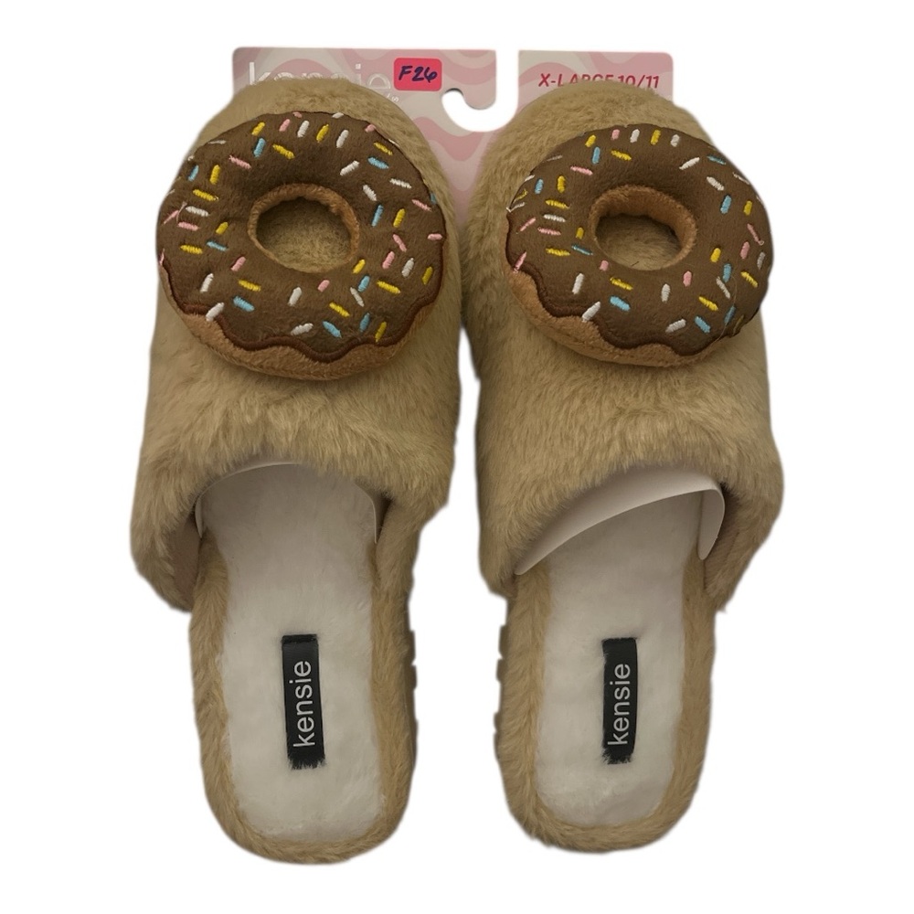 F026: [10, 10.5, 11] Tan Donut - Slippers
